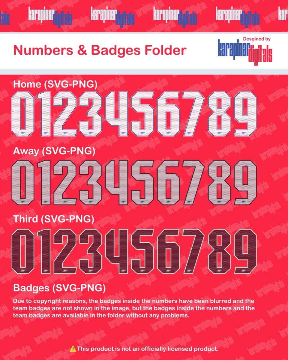 Arsenal 2026 jersey font — typeface detail view 3