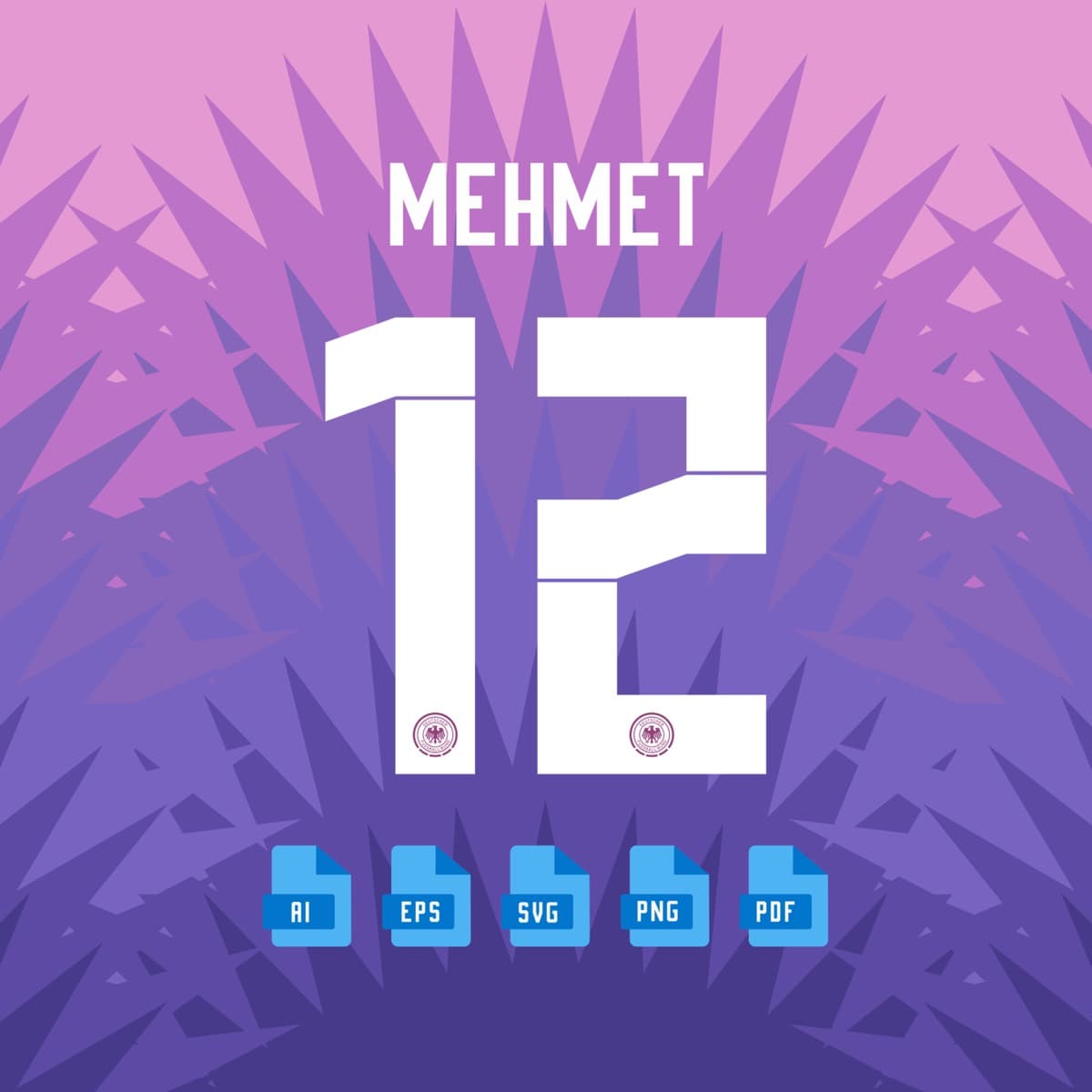 Germany EURO 2024 jersey font — typeface detail view 3