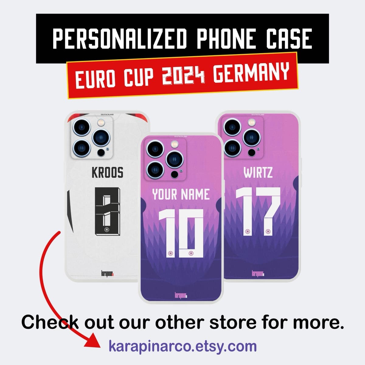 Germany EURO 2024 jersey font — letters and numbers specimen 6