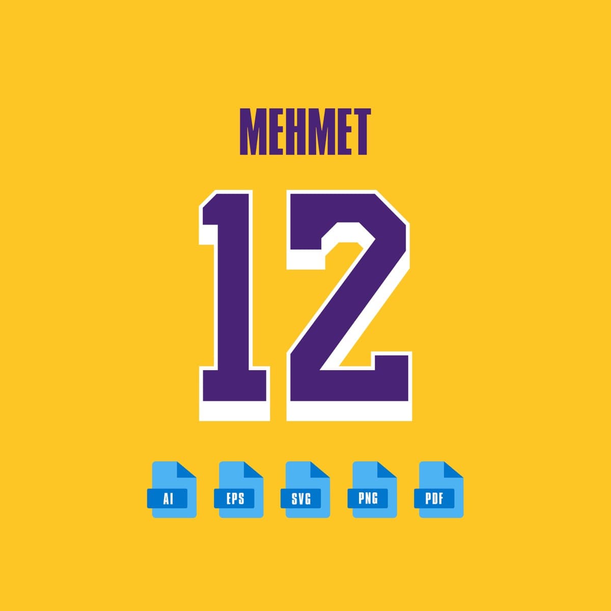 LA Lakers 2024 jersey font — letters and numbers specimen 2