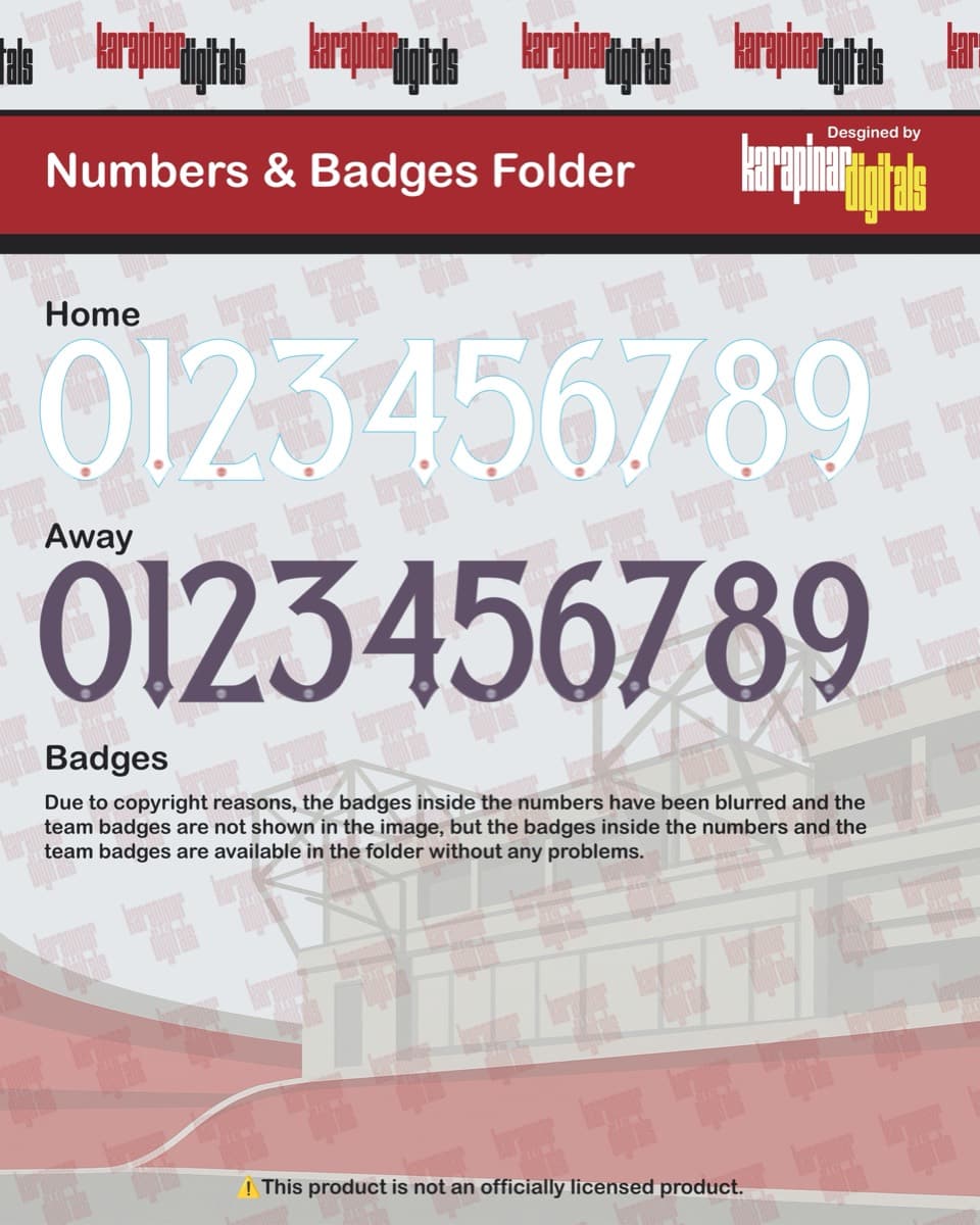 Manchester United 2026 jersey font — typeface detail view 3