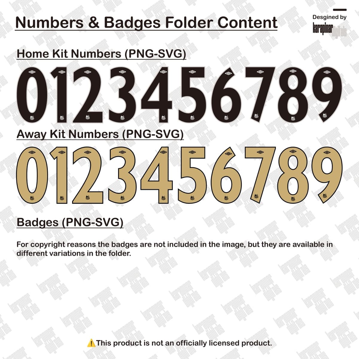 Santos FC 2025 jersey font — typeface detail view 3