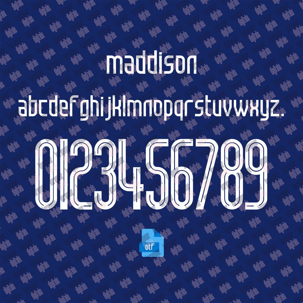 Tottenham UCL 2024 jersey font — alphabet and numerals sample 4